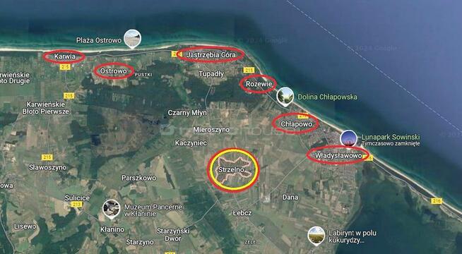 DZIAŁKA NIEDALEKO MORZA