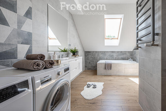 Nowoczesny dom, styl stodoła, 900 m² działki