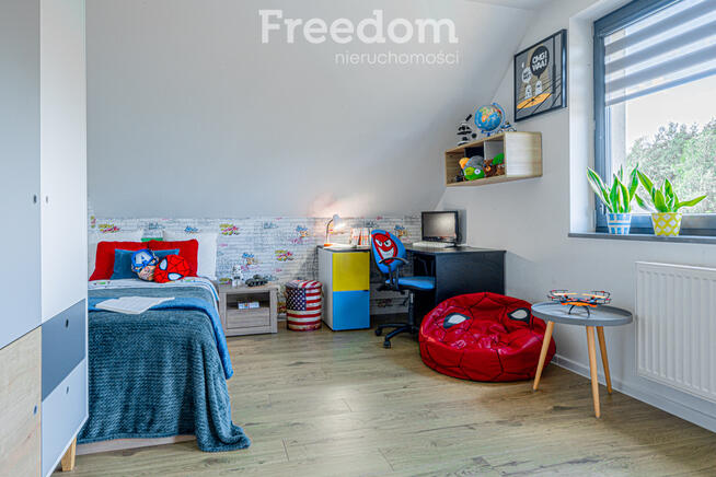 Nowoczesny dom, styl stodoła, 900 m² działki