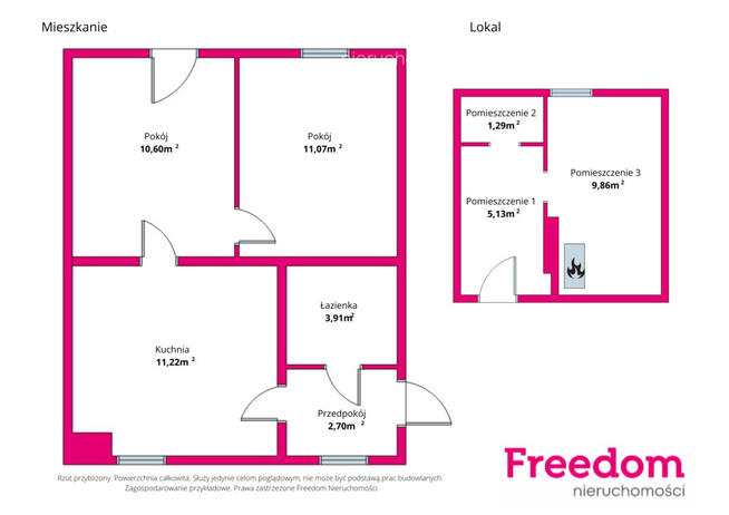 Na sprzedaż dwa mieszkania w cenie jednego!