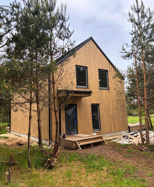 Dom drewniany Waszyngton Projekt + budowa