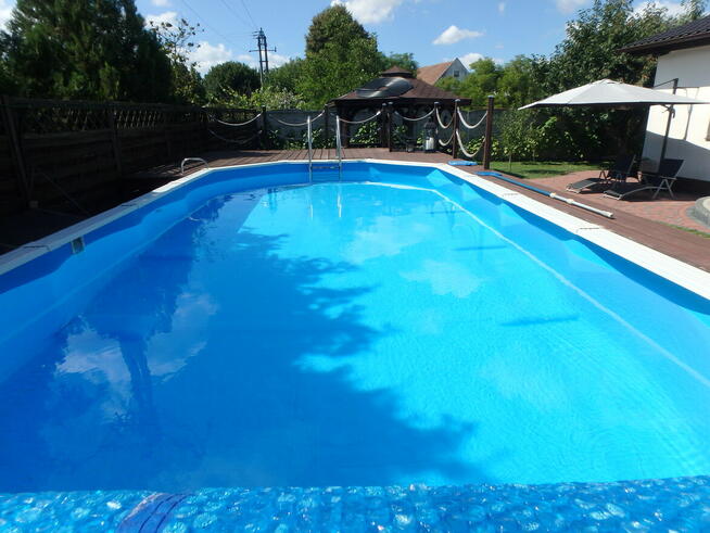 Basen stelażowy owalny