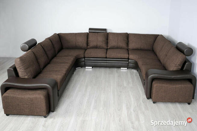 Narożnik Enzo 316x260cm skóra naturalna lub tkanina premium