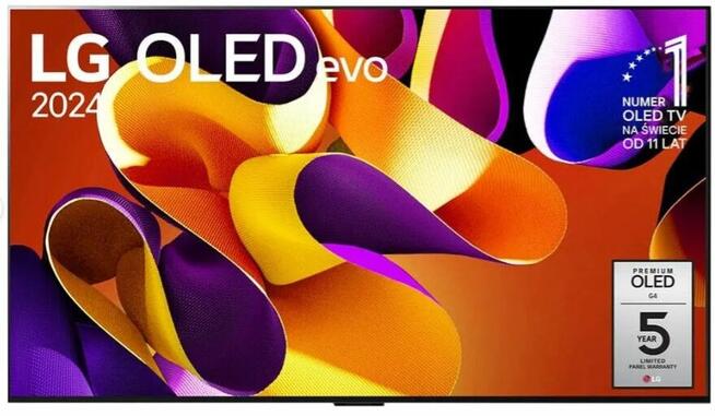 LG OLED EVO 65 AI G4 4K 144Hz SMART TV WEBOS OLED65G45LW GW