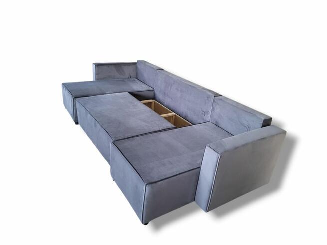 Narożnik ERYK UDUŻY pojemnik funkcja spania PRODUCENT