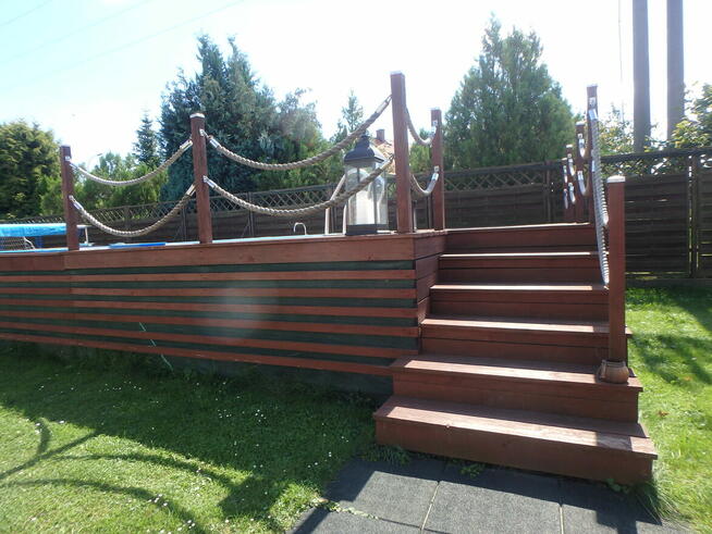 Basen stelażowy owalny