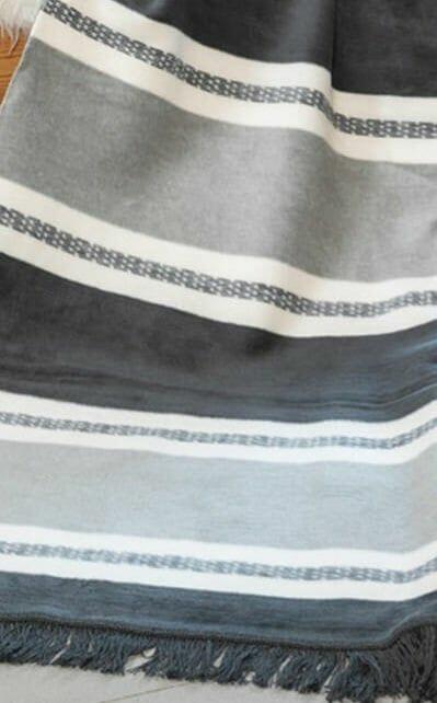 Koc bawełniany polski ciepły 150x200 pled narzuta koce piękn