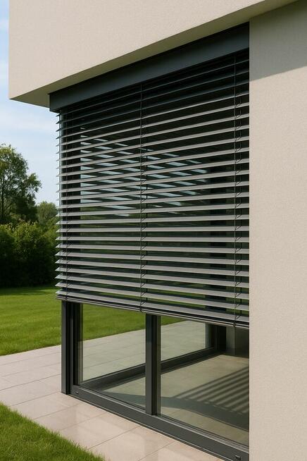 Żaluzje fasadowe natynkowe i podtynkowe na wymiar