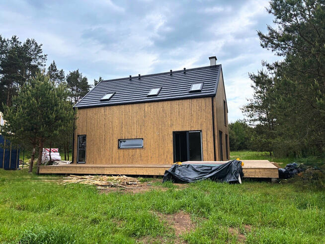 Dom drewniany Waszyngton Projekt + budowa