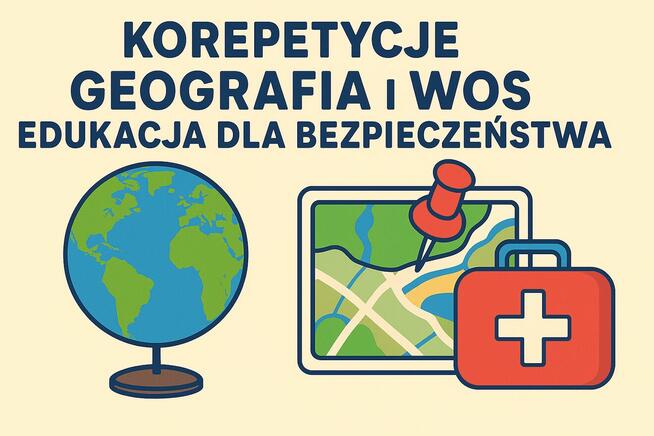Korepetycje z geografii, WOSu oraz EDB- dla uczniów SP