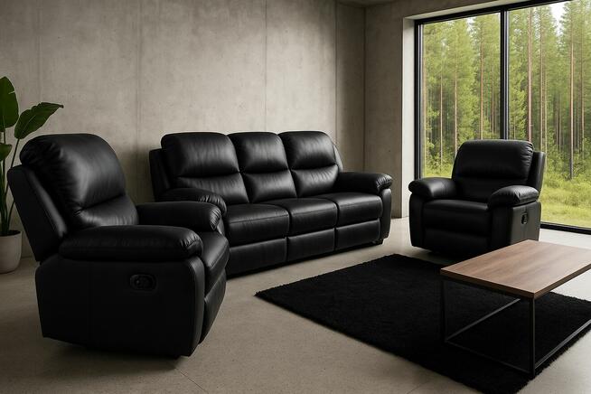 Luksus w Twoim salonie – komplet skórzany DAKOTA