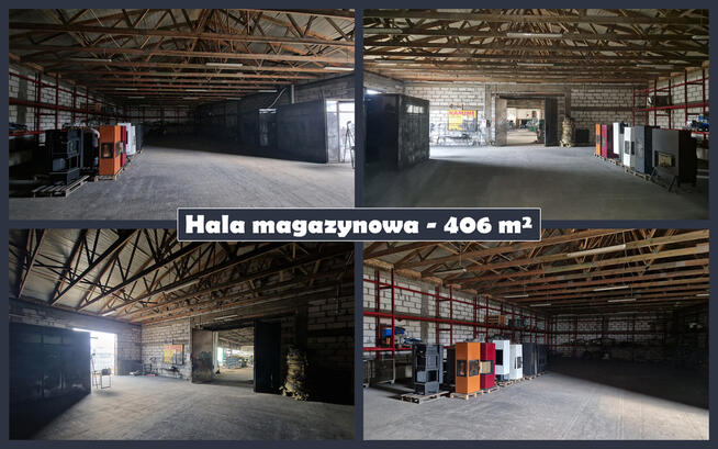 Hala magazyn.-prod. z zapleczem i wolnym terenem