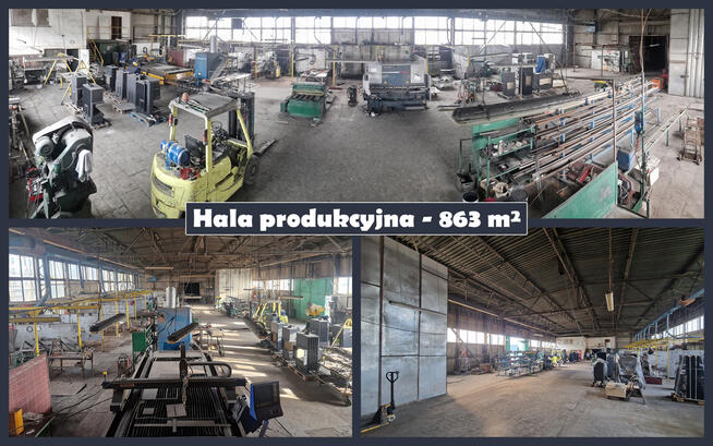 Hala magazyn.-prod. z zapleczem i wolnym terenem