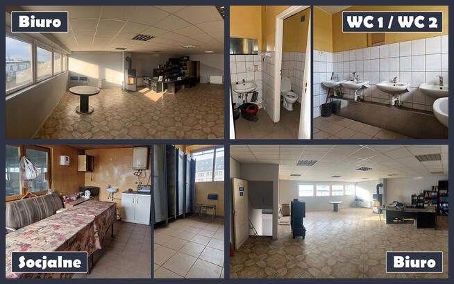 Hala magazyn.-prod. z zapleczem i wolnym terenem