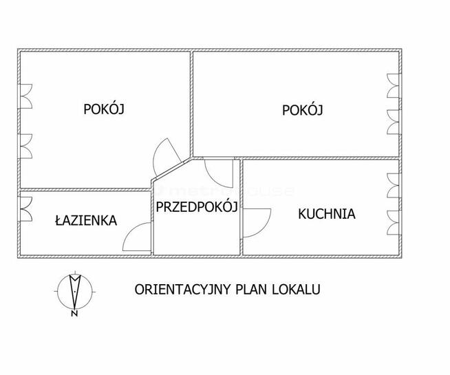 Białogard - dwupokojowe mieszkanie w stylu glamour