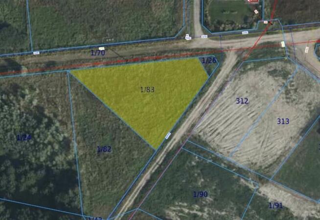 Działka budowlana Grzybowo gm. Kołobrzeg, Stary Borek