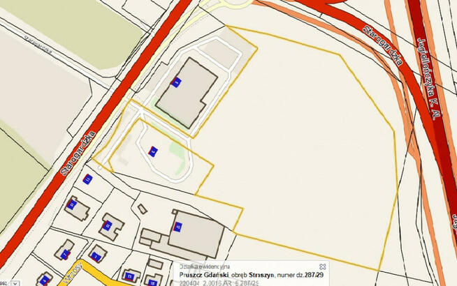 Działka inwestycyjna Straszyn gm. Pruszcz Gdański