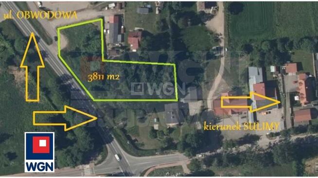 Działka usługowa Gajewo gm. Giżycko, Obwodowa