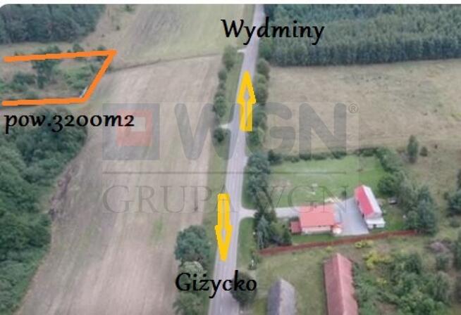 Działka budowlana Sucholaski gm. Wydminy