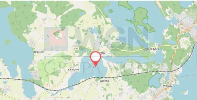 Działka budowlana KALINOWO gm. Giżycko