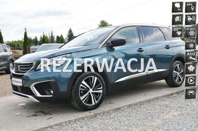 Peugeot 5008 nawi*asystent pasa ruchu*bluetooth*led*gwarancja*pół skóra*nowe opony