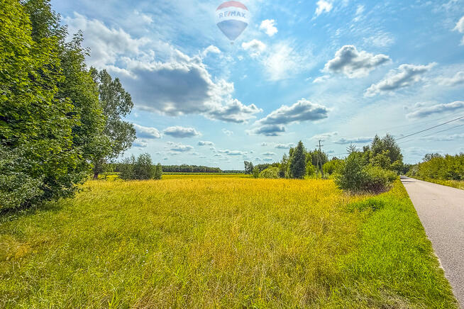 Działka 1437 m², narożna, media, asfalt, Feliksów