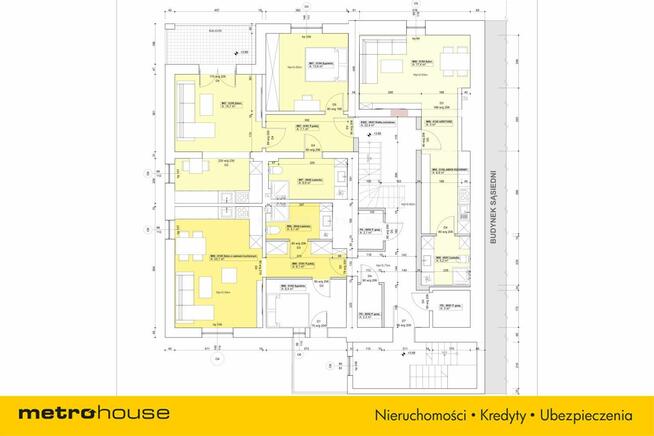 Budynek 4 poziomy, 586,2 m2, opcja 11 mieszkań!