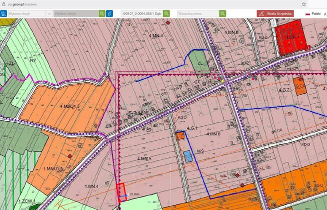 Działka budowlana Dąbrówka gm. Rzezawa