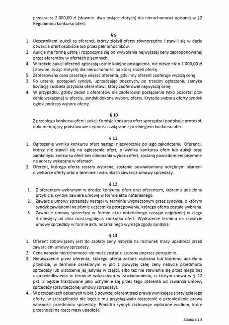 Syndyk sprzeda udział 1/8 nieruchomości - Jeziernik, Ostasze