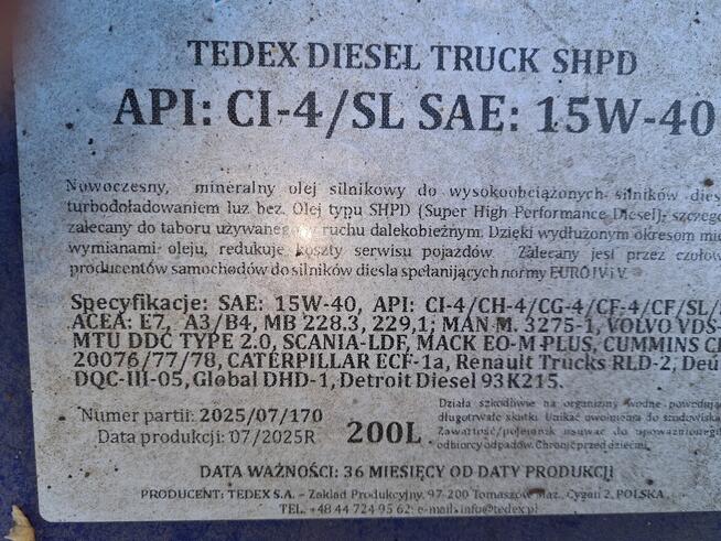 Sprzedam Oleje antyadhezyjne, hydrauliczne oraz silnikowe be