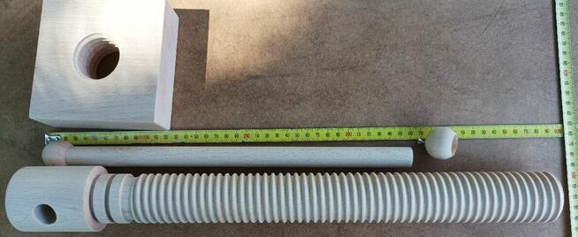 Śruby Nakrętki pokrętła drewniane ,prasy ,szywnice ,zabawki