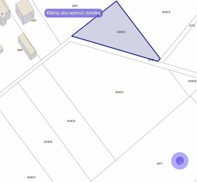 Sprzedam 3 sąsiadujące ze sobą działki o łącznej powierzchni