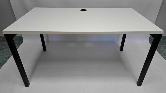 Biurko proste MDD 140x80 białe - duża ilość