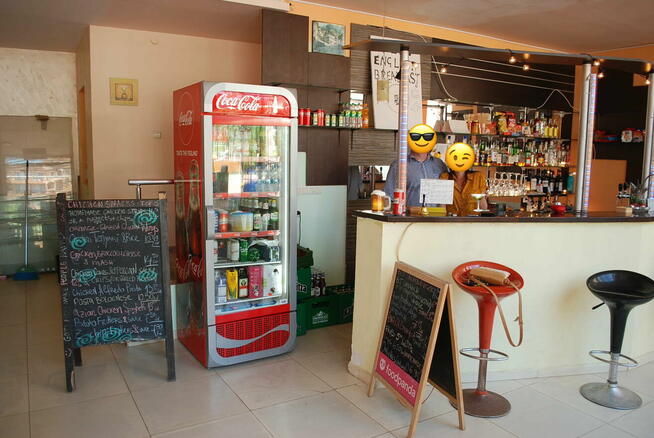 Restaurację można przekształcić w apartament z dwiema sypial