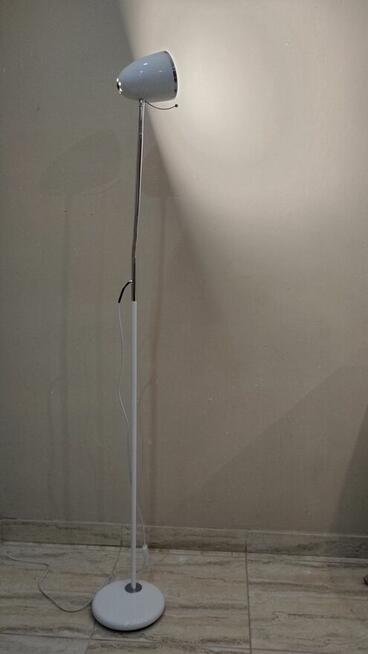 Lampa podłogowa - biała / wysokość 135 cm