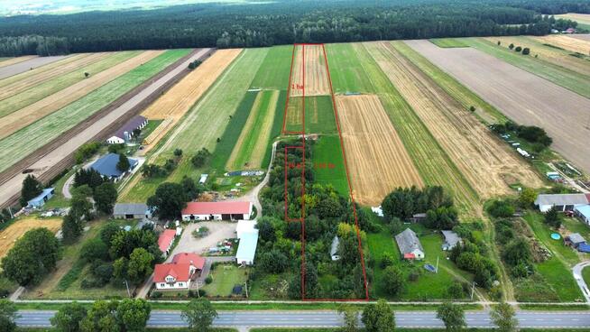 Działka zagrodowa i rolna - 2,71 ha - 30 km od Ostrołęki