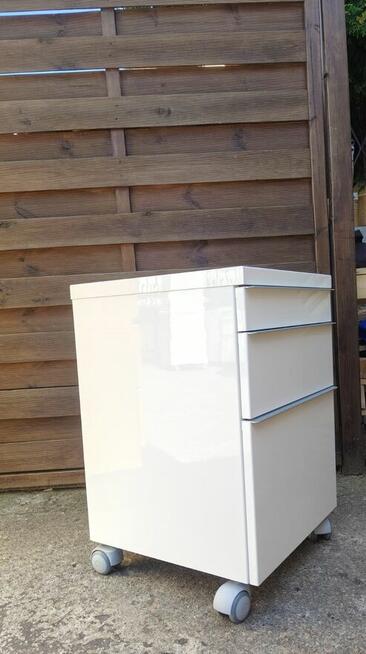 Kontenerek IKEA Burs biały na kółkach Dostępne 4 sztuki