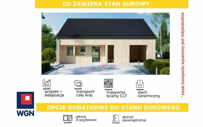 Energooszczędny Dom na Działce Klienta, 69 m2, Lubin, Polska