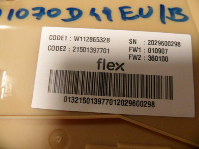 programator pralki ariston AQD1070D49EU B W11286532B