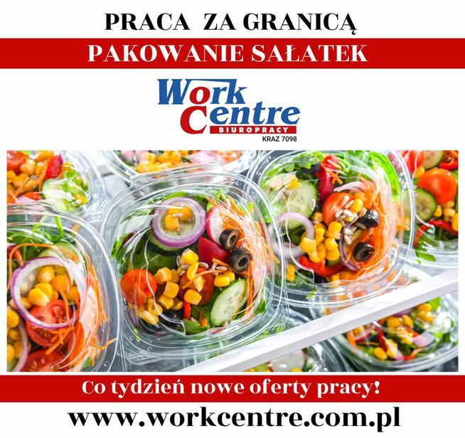 Pakowanie sałatek - Oferta pracy w Holandii