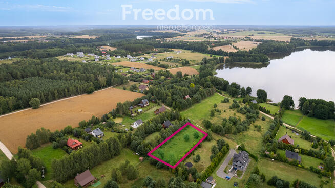 Piękna działka pomiędzy jeziorami - Chrztowo