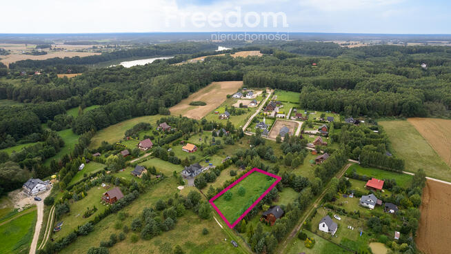Piękna działka pomiędzy jeziorami - Chrztowo