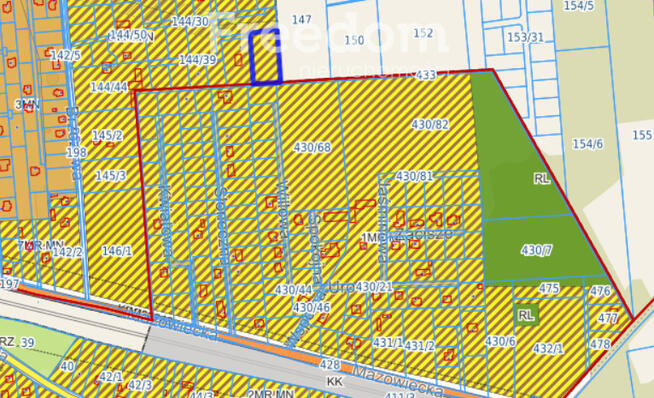 Ostatnia Działka budowlana Budy Barcząckie 3050m2