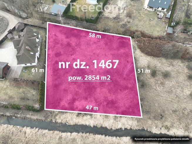 Piękna duża działka w Okuniewie