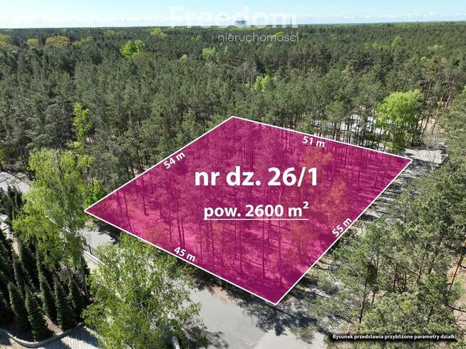 Działka 2600 m² | Prestiżowa lokalizacja | Las