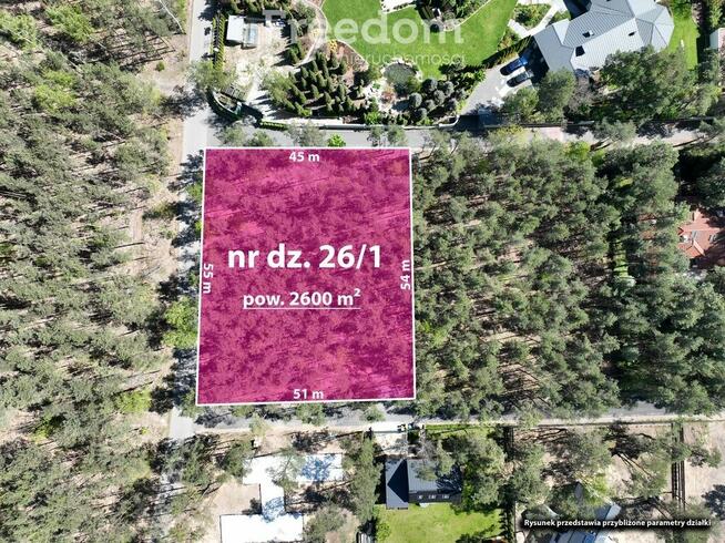 Działka 2600 m² | Prestiżowa lokalizacja | Las