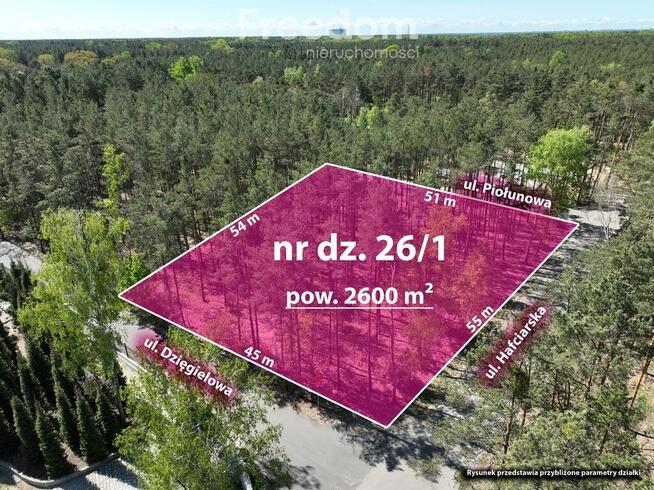 Działka 2600 m² | Prestiżowa lokalizacja | Las
