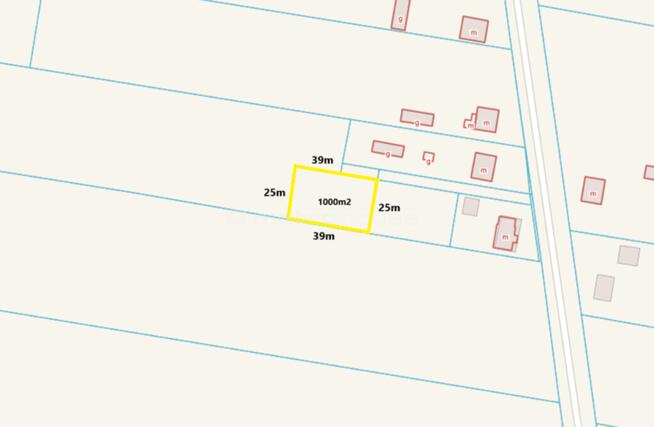 Działka budowlana 1000m2 w Zatorach!