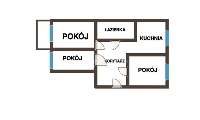 PIĘKNE TRZYPOKOJOWE MIESZKANIE!