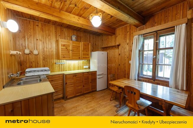 Dom drewniany 61m2 na zalesionej działce